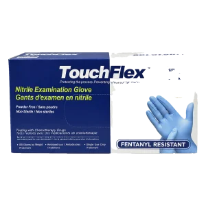 Touchflex 5mil Blue Nitrile Gloves